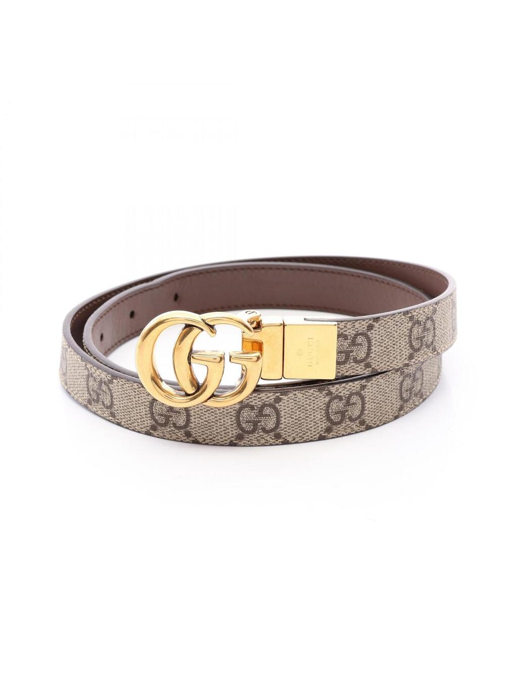 Gucci Double G Gg Supreme Reversible #351118G41B